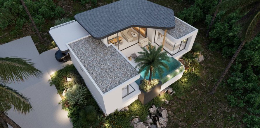 Chalet de 3 dormitorios en Ko Samui, Tailandia № 222411