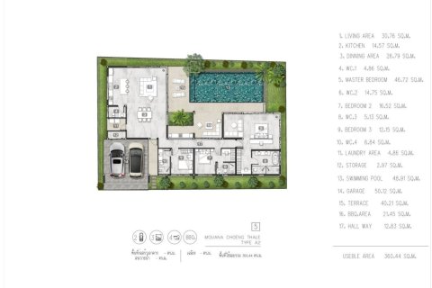 Chalet de 3 dormitorios en Bang Tao, Tailandia № 166204 - foto 16