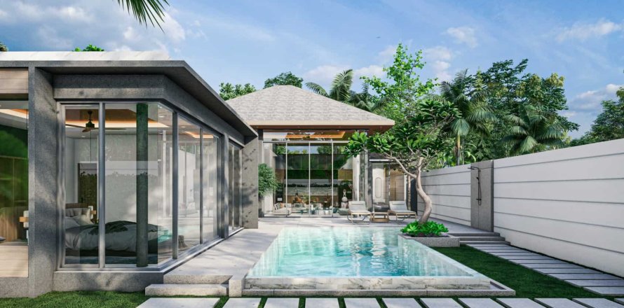 Chalet de 3 dormitorios en Bang Tao, Tailandia № 166203