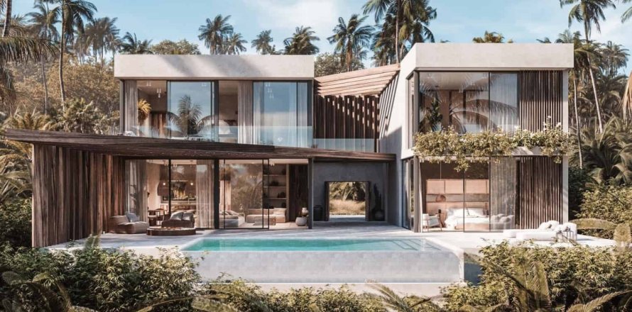 Villa auf Chaweng Beach, Ko Samui, Thailand 3 Schlafzimmer № 166209