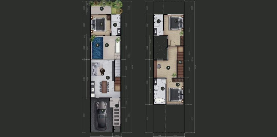 Sobre plano Aileen Residence Lagoon en Phuket, Tailandia № 176687 - foto 1