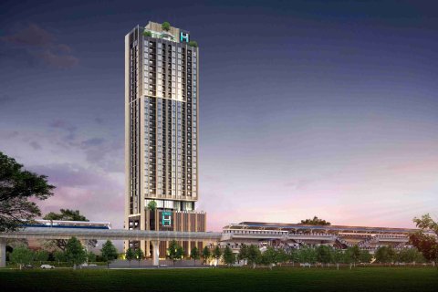 Condominio de 1 dormitorio en Phaya Thai, Bangkok, Tailandia № 208655 - foto 2