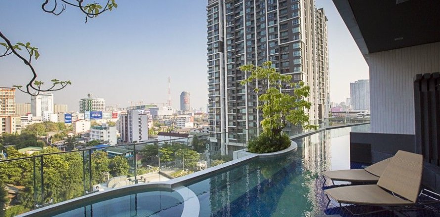 Estudio en el condominio en Huai Khwang, Bangkok, Tailandia № 154175