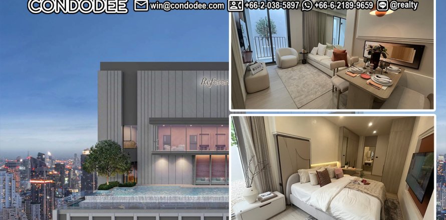 Eigentumswohnung in Watthana, Bangkok, Thailand, 2 Schlafzimmer  № 201168