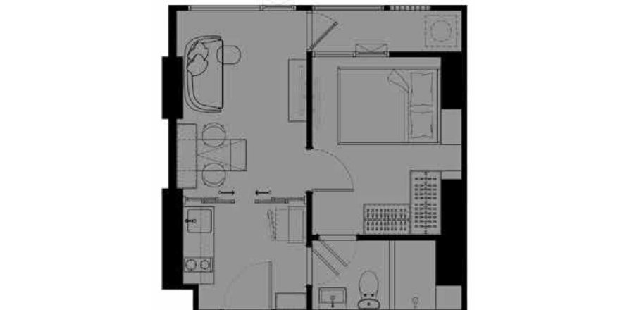 ЖК Cobe Kaset Sripatum в Бангкоке, Таиланд № 168221 - фото 1
