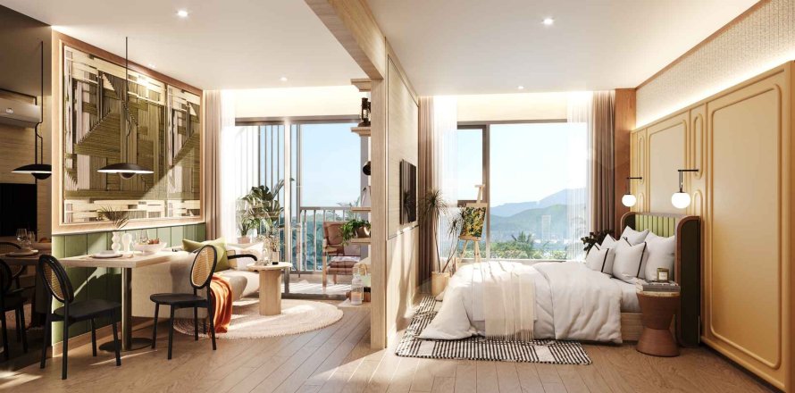 Apartamento de 1 dormitorio en Origin Place Centre Phuket, Phuket, Tailandia № 163718