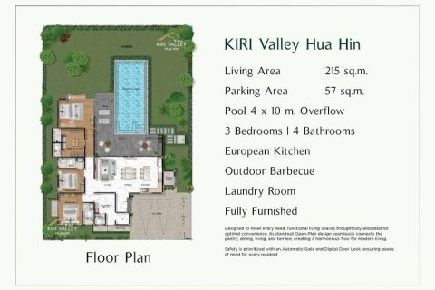 Villa in Hua Hin, Thailand 3 Schlafzimmer № 169943 - Foto 20