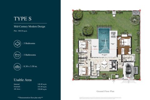 Chalet de 3 dormitorios en Hua Hin, Tailandia № 165586 - foto 21