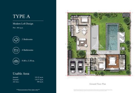 Chalet de 3 dormitorios en Hua Hin, Tailandia № 165584 - foto 20