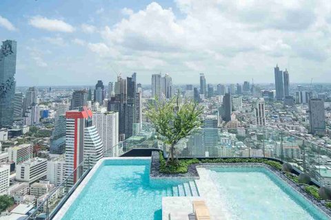 Condominio de 1 dormitorio en Thonburi, Bangkok, Tailandia № 183647 - foto 2