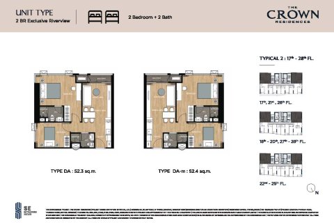 Condominio de 2 dormitorios en Bangkok, Tailandia № 165618 - foto 12