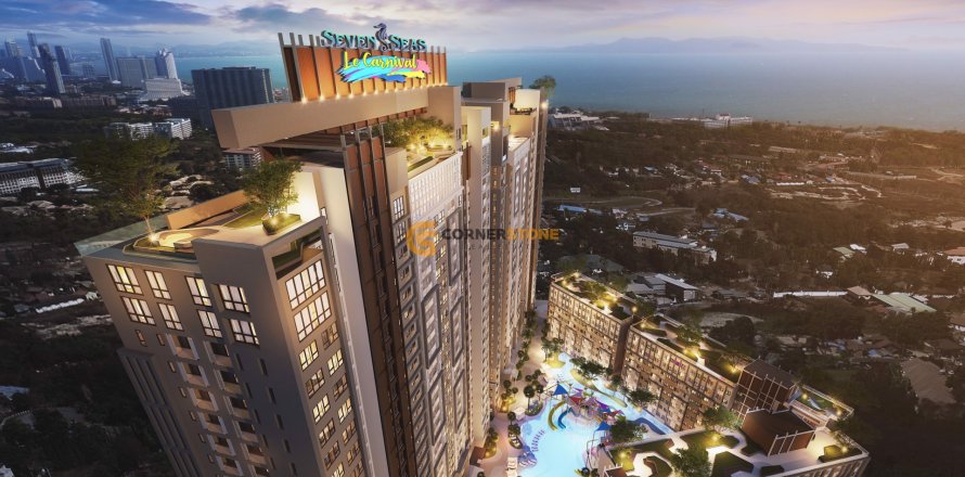Condo sur Jomtien Beach, Pattaya, Thaïlande, 1 chambre  № 113467