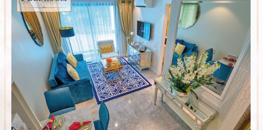 Estudio en el condominio en Jomtien Beach, Pattaya, Tailandia № 113466