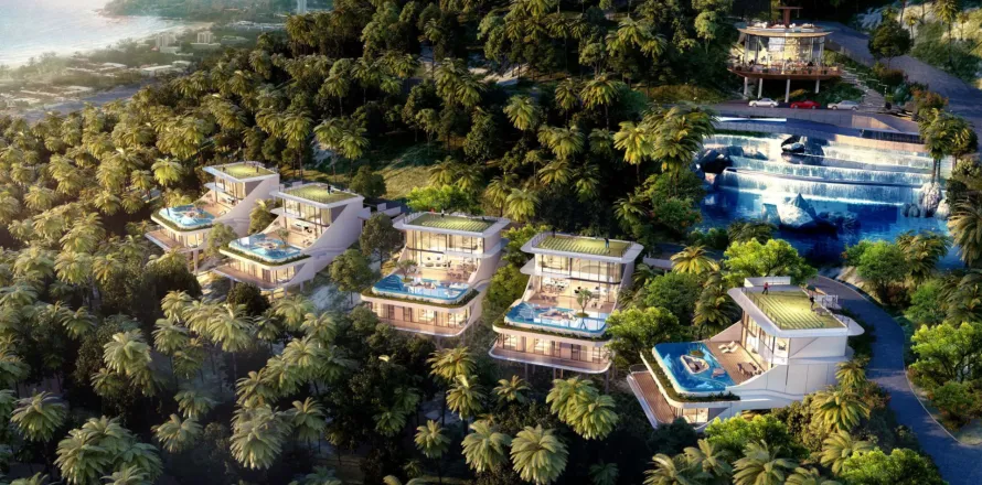Chalet de 4 dormitorios en Phuket, Tailandia № 157404