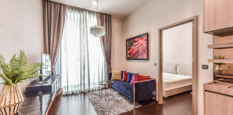 Condominio de 1 dormitorio en Bangkok, Tailandia № 185473