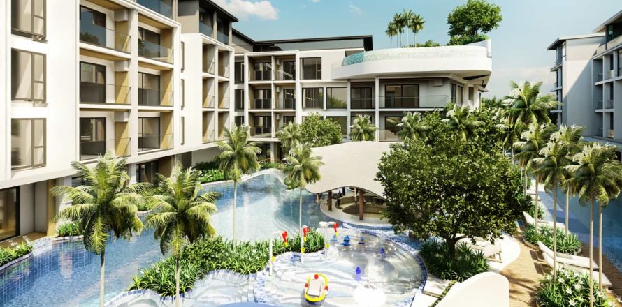 Condominio de 2 dormitorios en Naithon Beach, Tailandia № 166641
