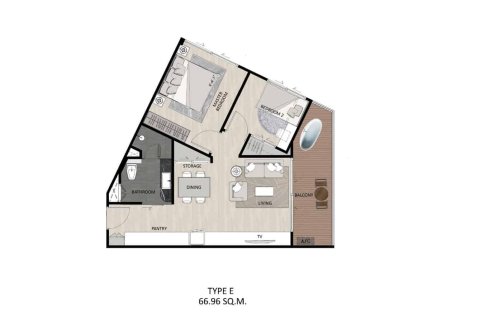 Condominio de 2 dormitorios en Naithon Beach, Tailandia № 166641 - foto 14