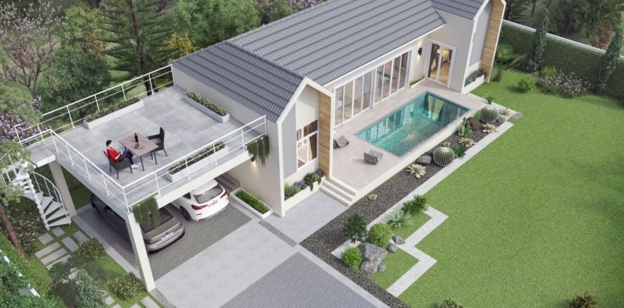 Chalet de 2 dormitorios en Hua Hin, Tailandia № 166692