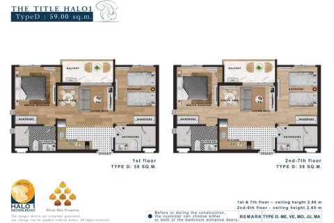 Condominio de 2 dormitorios en Nai Yang, Tailandia № 166686 - foto 12
