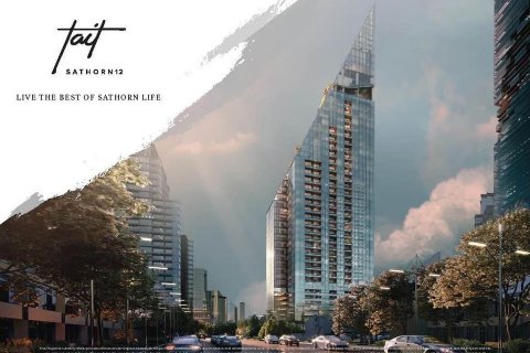 Condominio de 1 dormitorio en Sathon, Bangkok, Tailandia № 133643 - foto 12