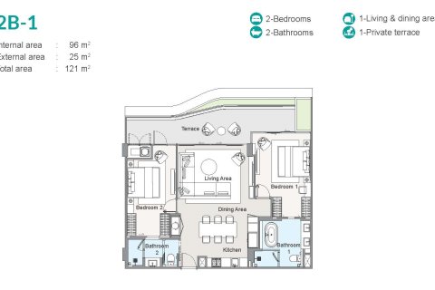 Condominio de 2 dormitorios en Bang Tao, Tailandia № 170267 - foto 9