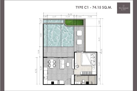 Condominio de 1 dormitorio en Kamala, Tailandia № 170270 - foto 20