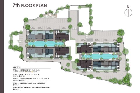 Condominio de 2 dormitorios en Kamala, Tailandia № 170268 - foto 25