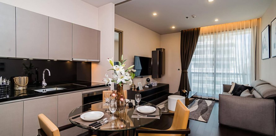 Estudio en el condominio en Bangkok, Tailandia № 180515