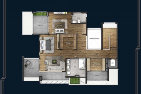 Chalet de 5 dormitorios en Bangkok, Tailandia № 165404 - foto 19