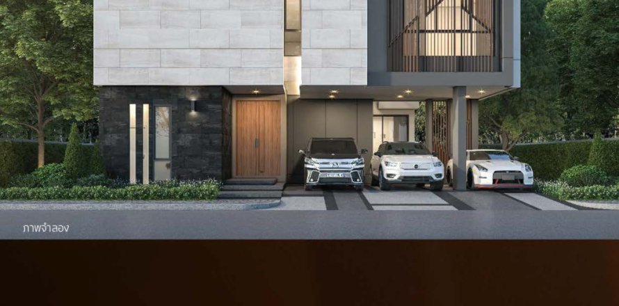 Chalet de 4 dormitorios en Bangkok, Tailandia № 165403
