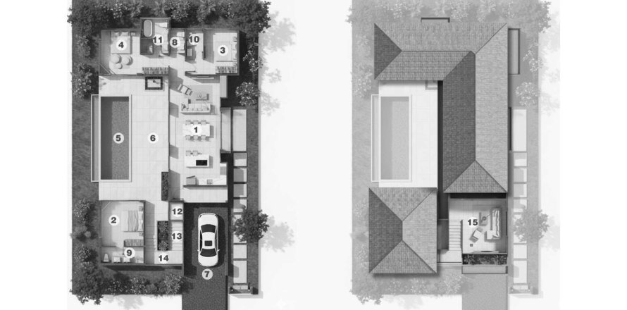 Off-plan Cozy Pavilion Villas ในเกาะสมุย, ประเทศไทย № 161512 - รูปถ่าย 1