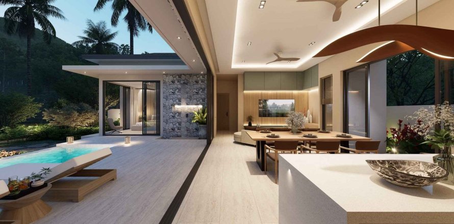 วิลล่าใน Cozy Pavilion Villas, เกาะสมุย, ประเทศไทย 3 ห้องนอน № 161516
