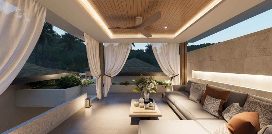 วิลล่าใน Cozy Pavilion Villas, เกาะสมุย, ประเทศไทย 3 ห้องนอน № 161517