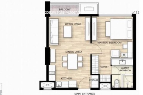 Condominio de 1 dormitorio en Bangkok, Tailandia № 143704 - foto 10