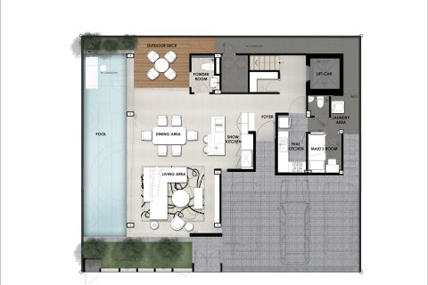 Haus in Phaya Thai, Bangkok, Thailand 5 Schlafzimmer № 201221 - Foto 3