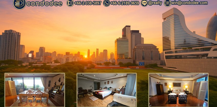 Condo à Bangkok, Thaïlande, 3 chambres  № 201219