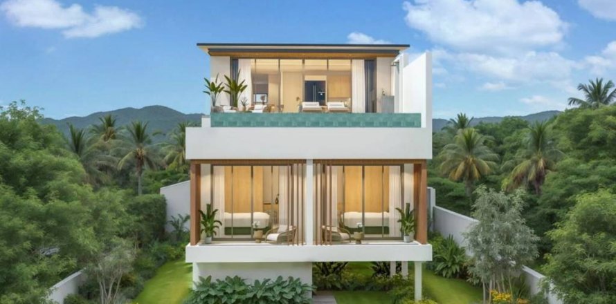 Chalet de 3 dormitorios en Surat Thani, Tailandia № 114060