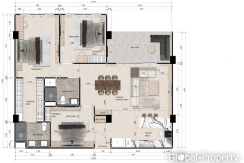 Condominio de 3 dormitorios en Pattaya, Tailandia № 116788 - foto 10