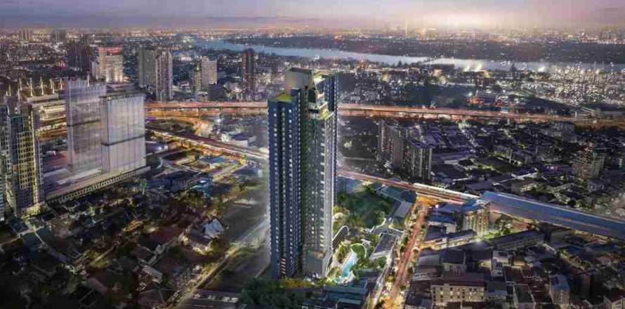 Condominio de 1 dormitorio en Bangkok, Tailandia № 184039
