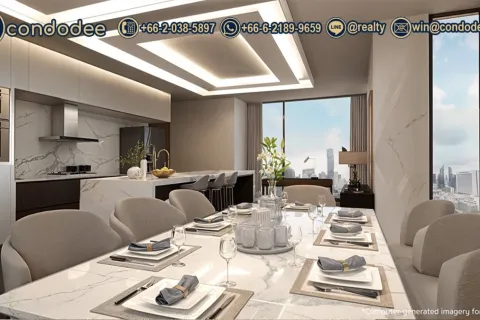 Eigentumswohnung in Sathon, Bangkok, Thailand, 4 Schlafzimmer № 201177 - Foto 5