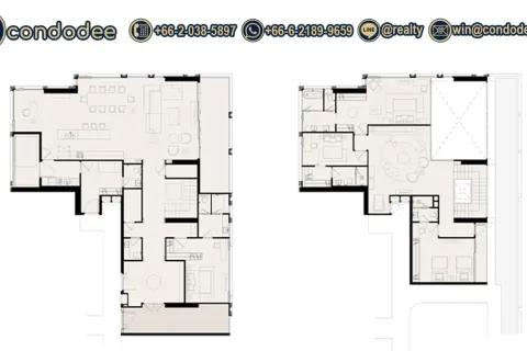 Eigentumswohnung in Sathon, Bangkok, Thailand, 4 Schlafzimmer № 201177 - Foto 4
