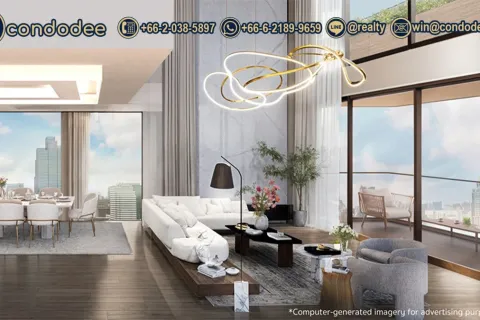 Condo in Sathon, Bangkok, Thailand, 4 bedrooms  № 201177