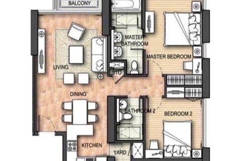 Condo in Bangkok, Thailand, 2 bedrooms № 170373 - photo 15