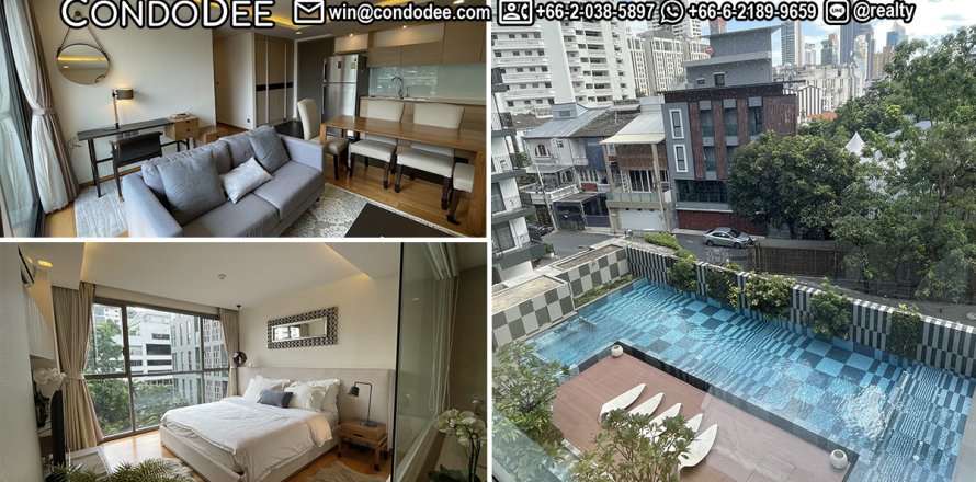 Condo à Watthana, Bangkok, Thaïlande, 2 chambres № 200928
