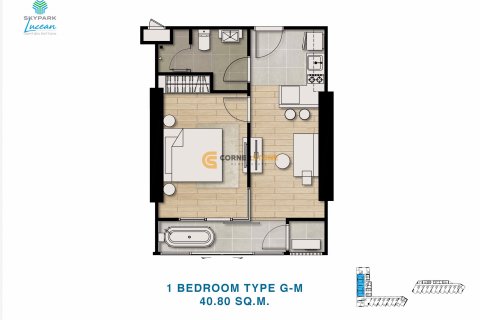 Studio in the Condo auf Jomtien Beach, Pattaya, Thailand № 113450 - Foto 7