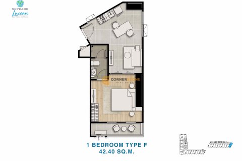 Estudio en el condominio en Jomtien Beach, Pattaya, Tailandia № 113449 - foto 9