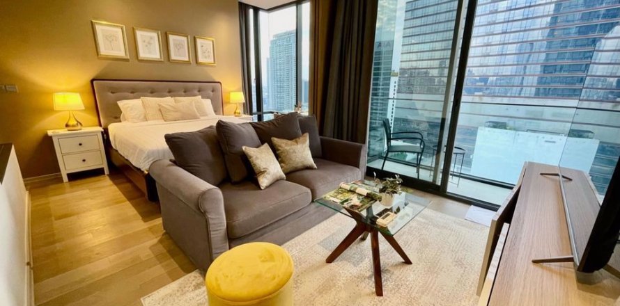 Кондоминиум с 1 спальней в Бангкоке, Таиланд в Ashton Silom № 50780
