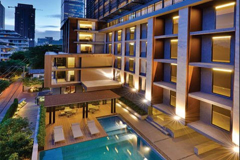 Ático de 4 dormitorios en Bangkok, Tailandia № 180826 - foto 12