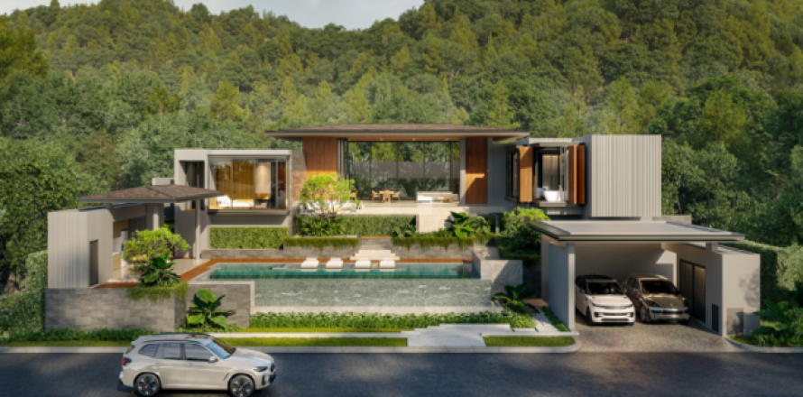 Chalet de 4 dormitorios en Kamala, Tailandia № 191132