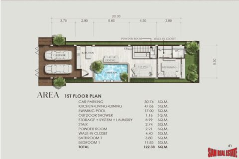 Chalet de 3 dormitorios en Phuket, Tailandia № 203281 - foto 4